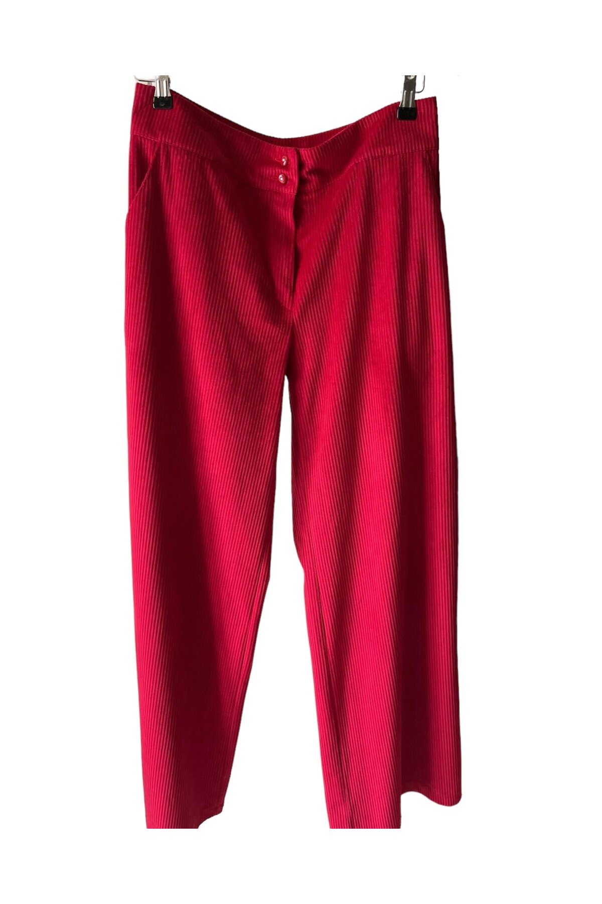 Cranberry kadife pantolon
