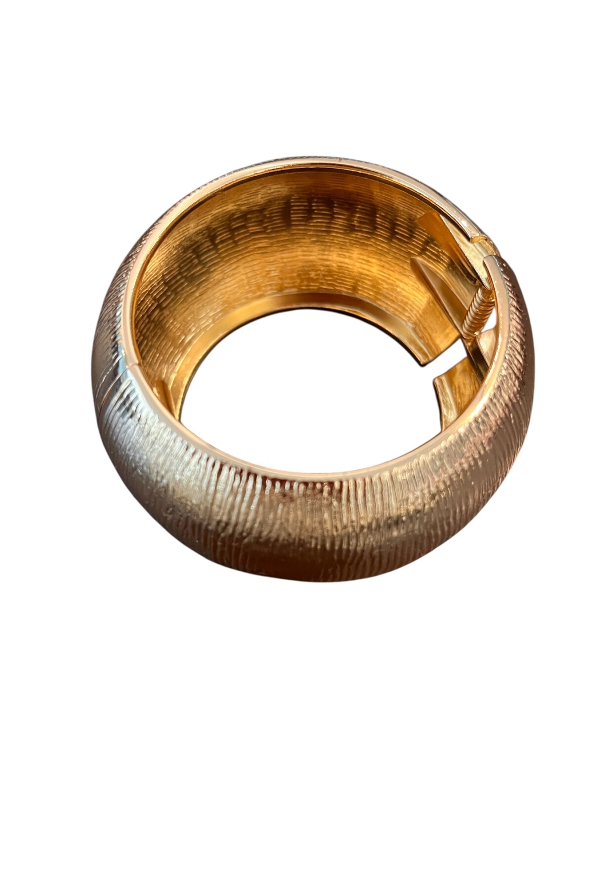 DOKULU KALIN GOLD KELEPÇE