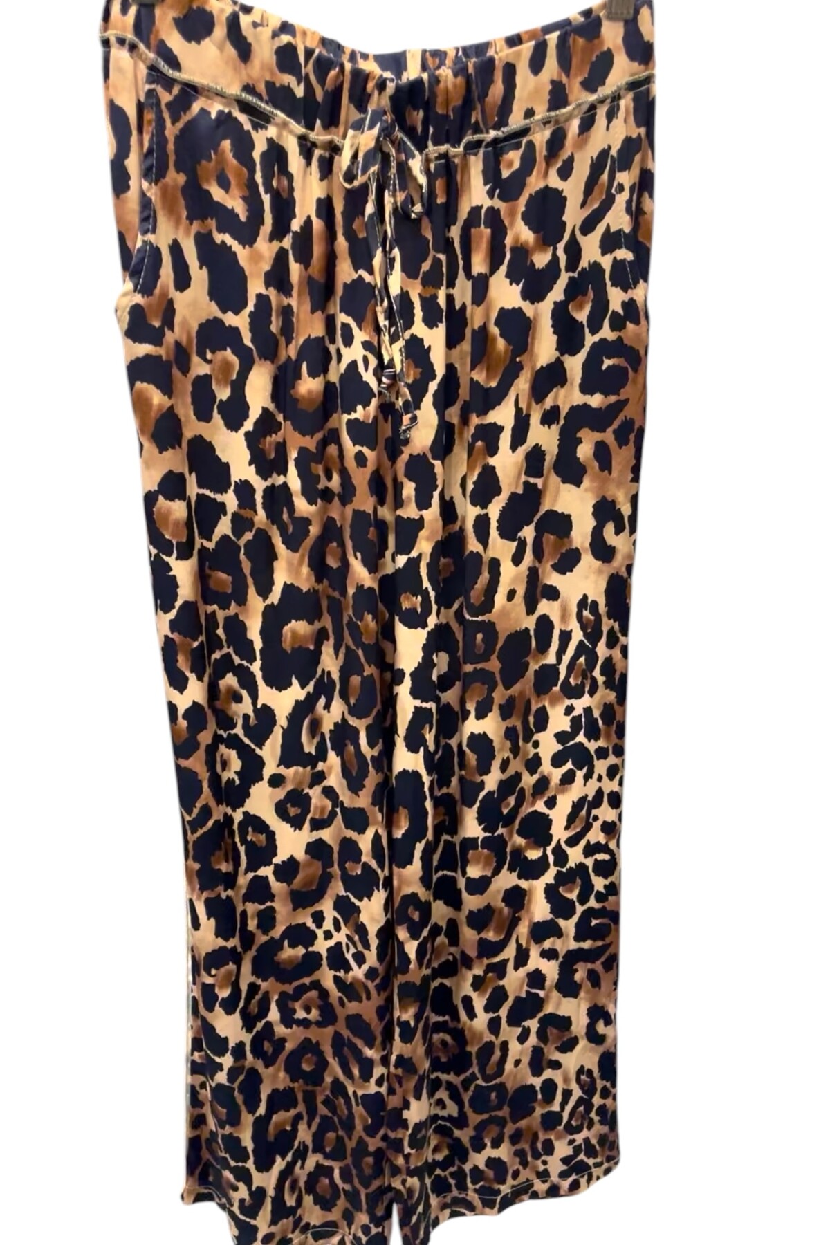 LACİLİ SATEN LEO PANTOLON I Limited Edition