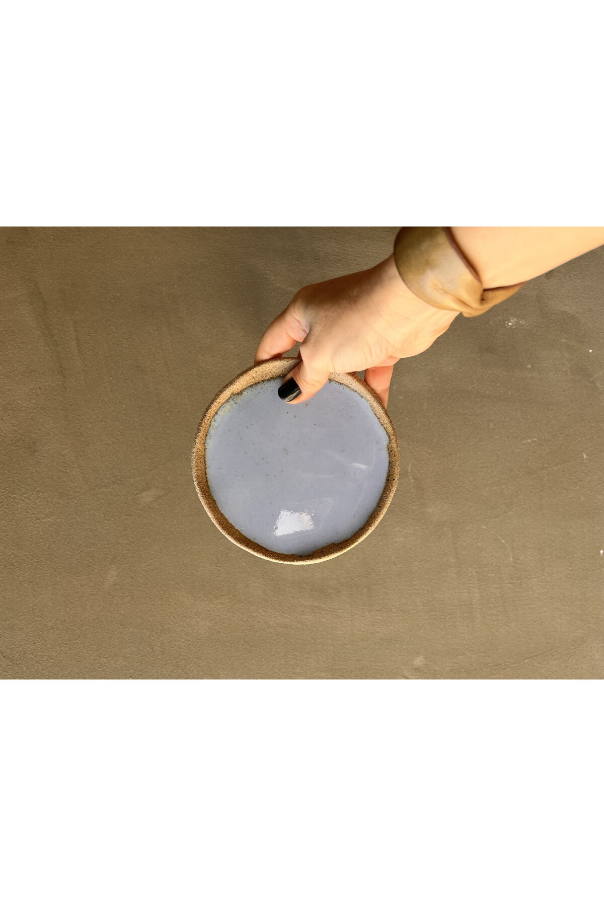 LİLY STONEWARE MİNİ TATLI TABAK l El yapımı