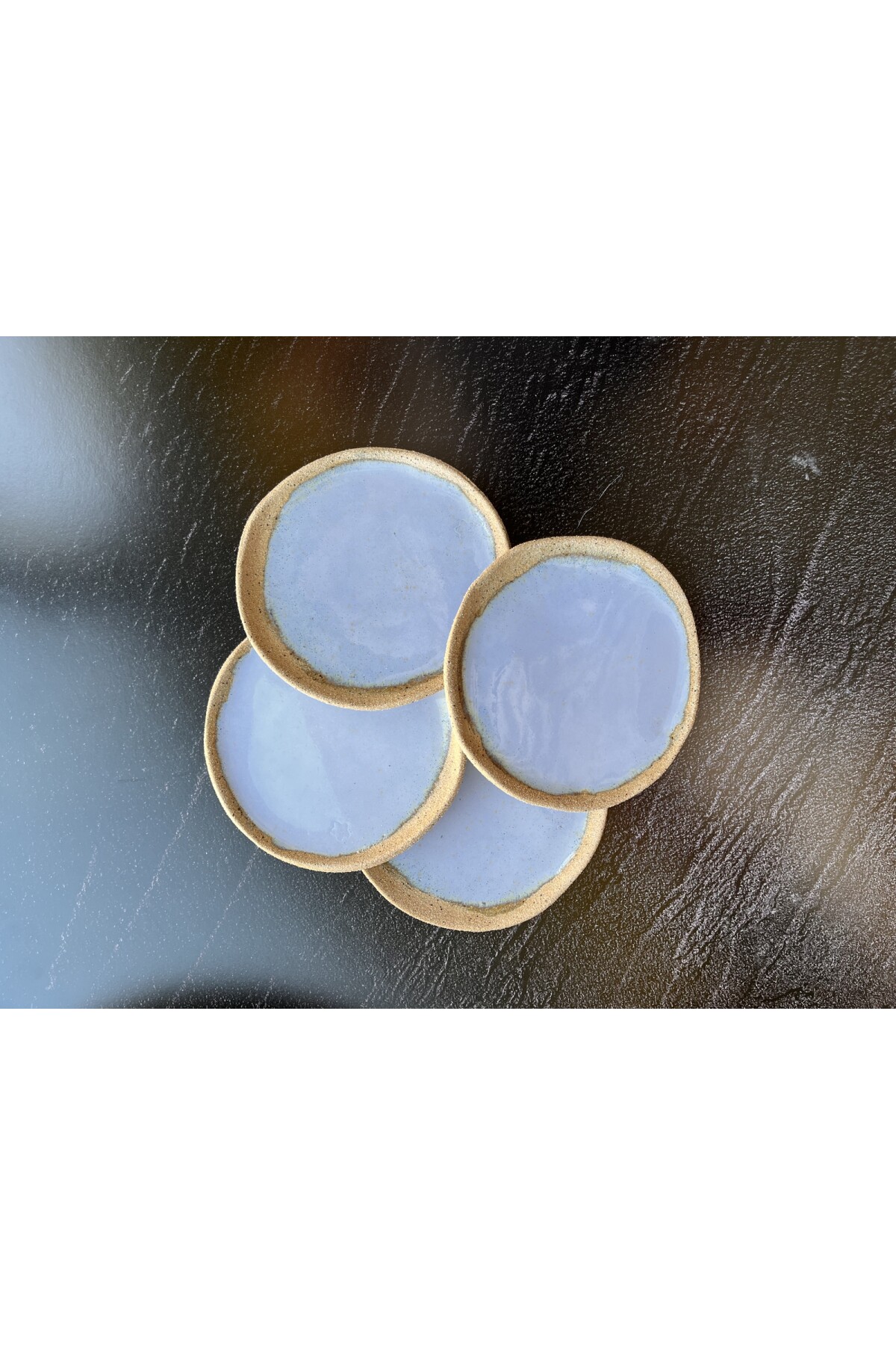 LİLY STONEWARE MİNİ TATLI TABAK l El yapımı