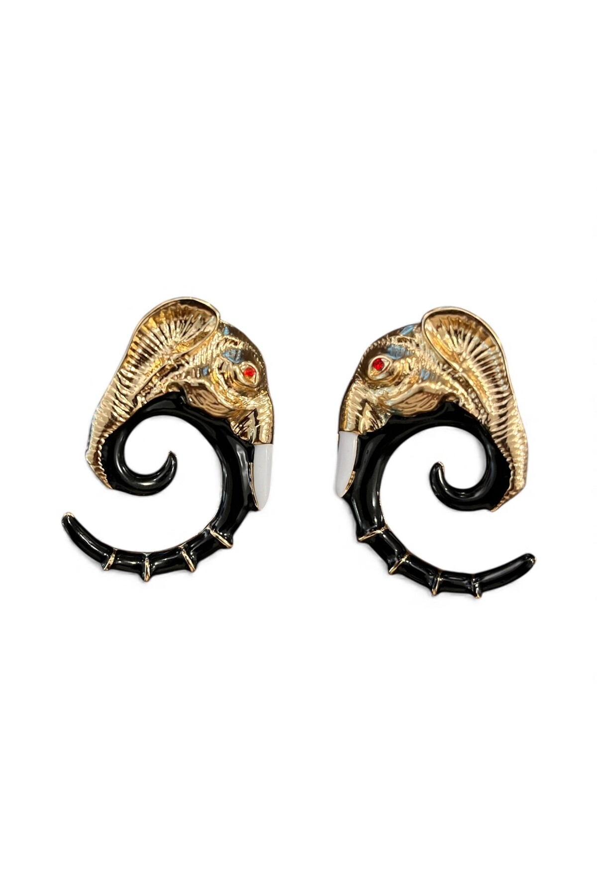 MİNELİ GOLD FİL KÜPE