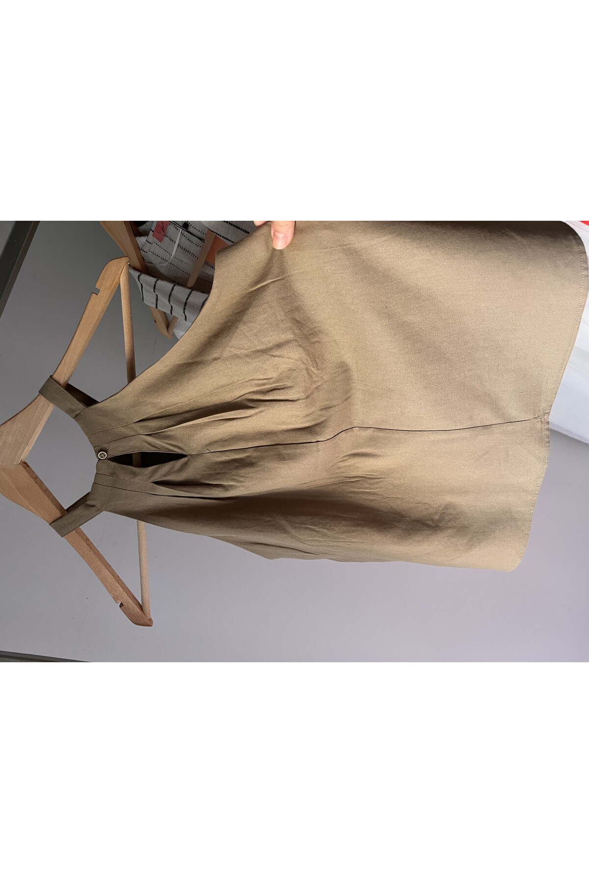 MOCHA KETEN DÖKÜMLÜ TOP