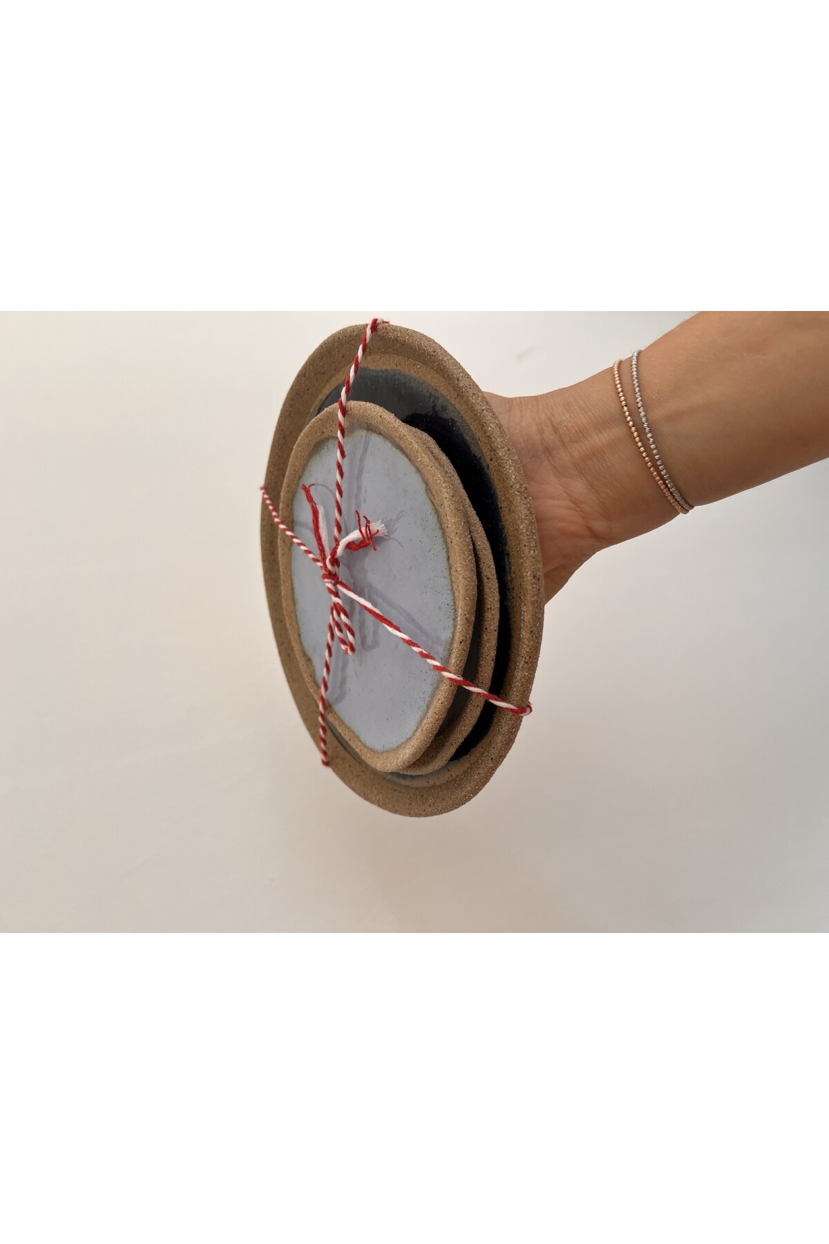 NAVY STONEWARE TABAK l El yapımı