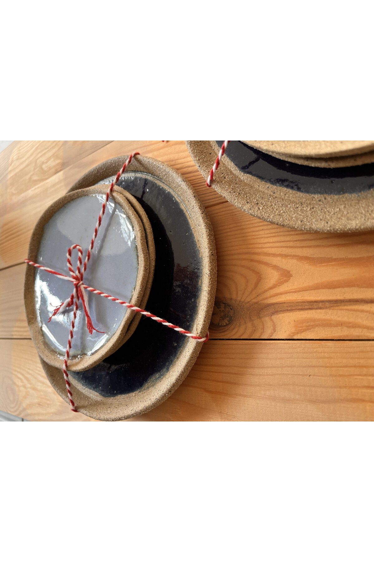 NAVY STONEWARE TABAK l El yapımı