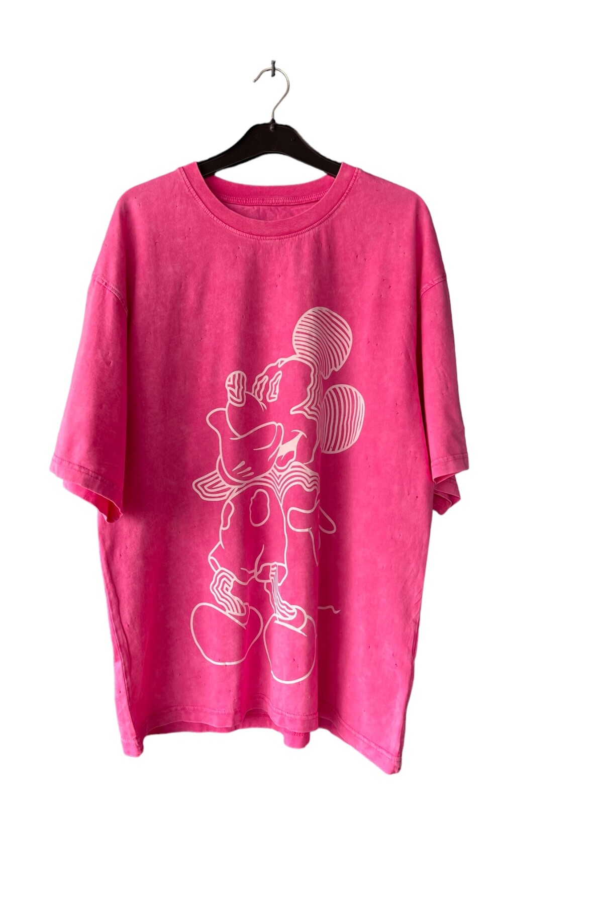 PINK MICKEY OVERSIZE TİŞÖRT