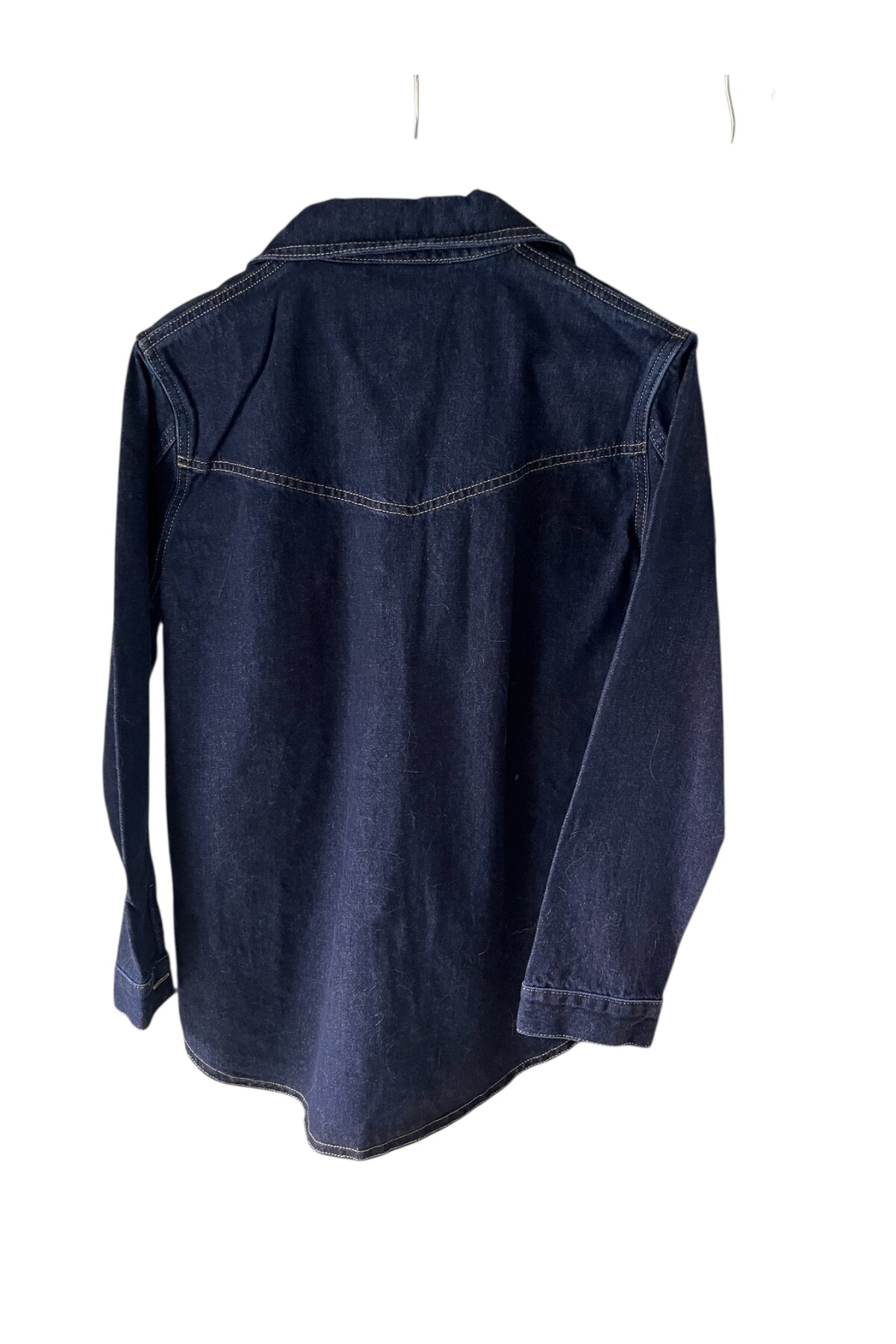 YILDIZ BROŞLU DENIM CEKET