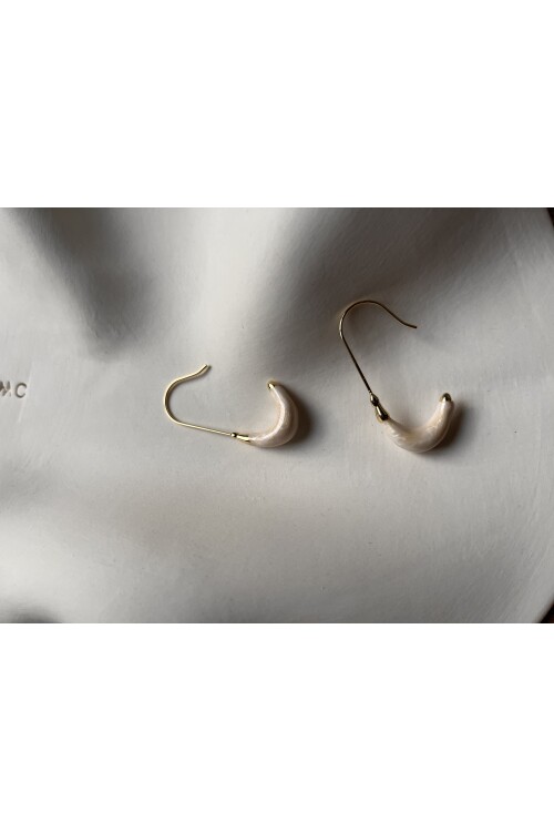 CREAM MİNELİ GEÇME KÜPE