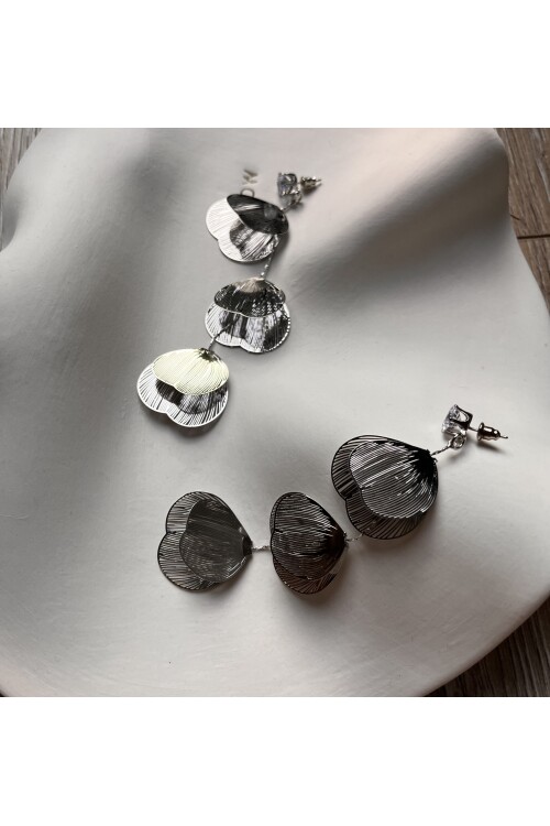 İNCE DOKUMA ÇİÇEK KÜPE