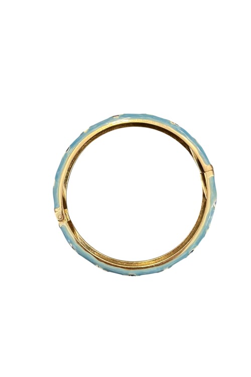 MAVİ MİNELİ GOLD KELEPÇE