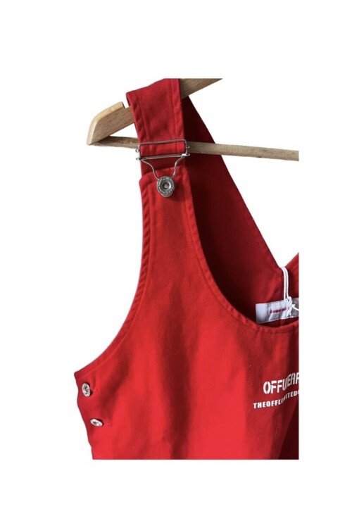 RED DENIM SALOPET I Premium