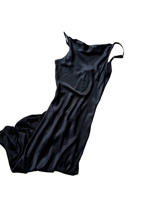 SİYAH LINGERIE ELBİSE