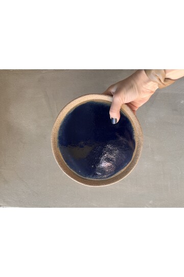 NAVY STONEWARE TABAK l El yapımı