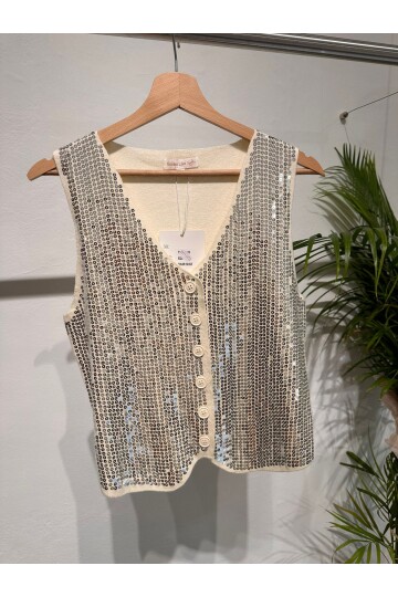 PAYETLİ TRİKO YELEK I Limited Edition