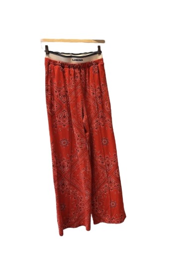 ŞAL DESEN NARÇİÇEĞİ PANTOLON l Limited Edition