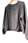 DISTRESSED ANTRASİT SWEATSHIRT