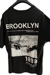 SİYAH BROOKLYN OVERSIZE TİŞÖRT