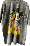 DISTRESS MICKEY OVERSIZE TİŞÖRT